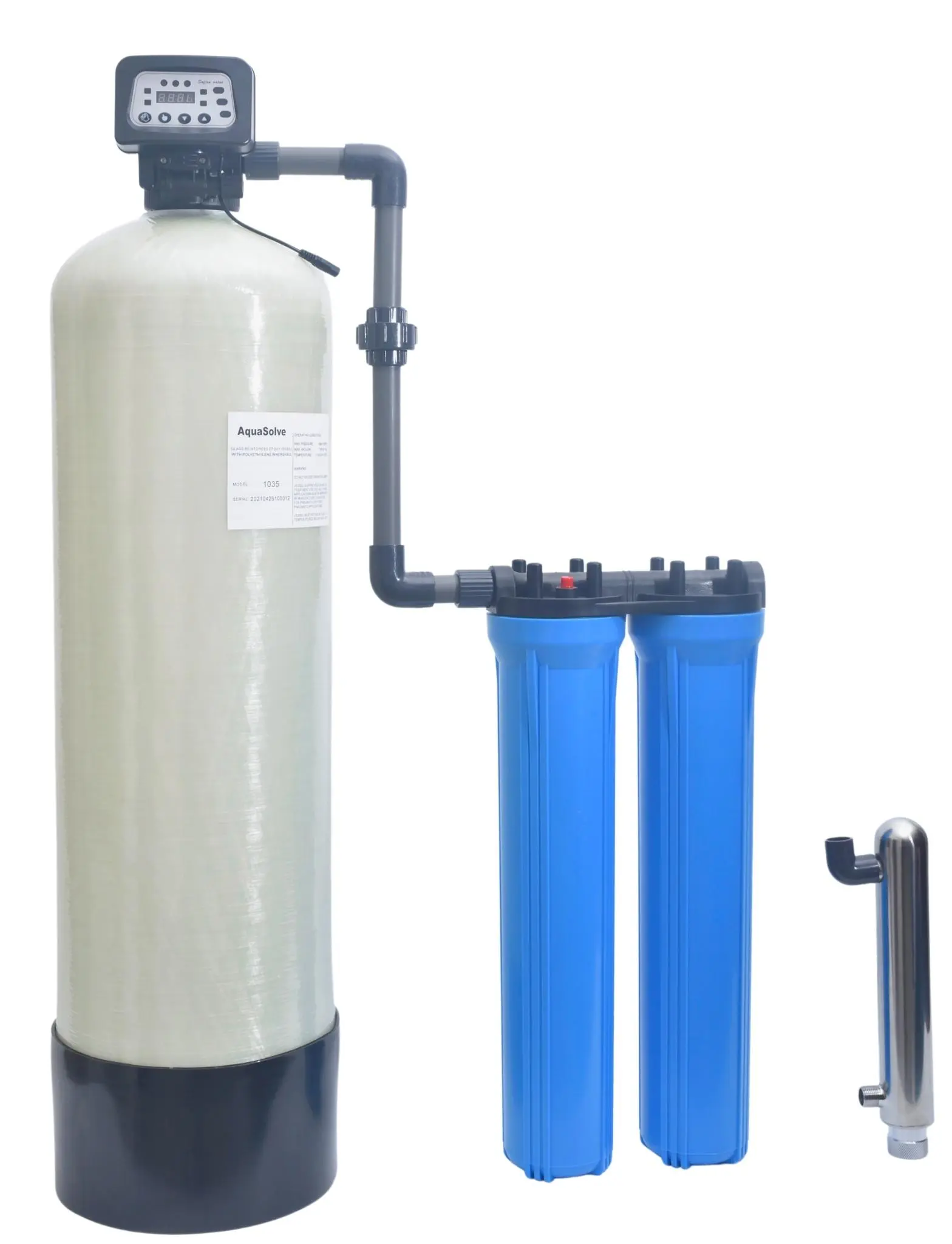 Automatic Whole-House Multimedia Filtration System with UV Sterilization