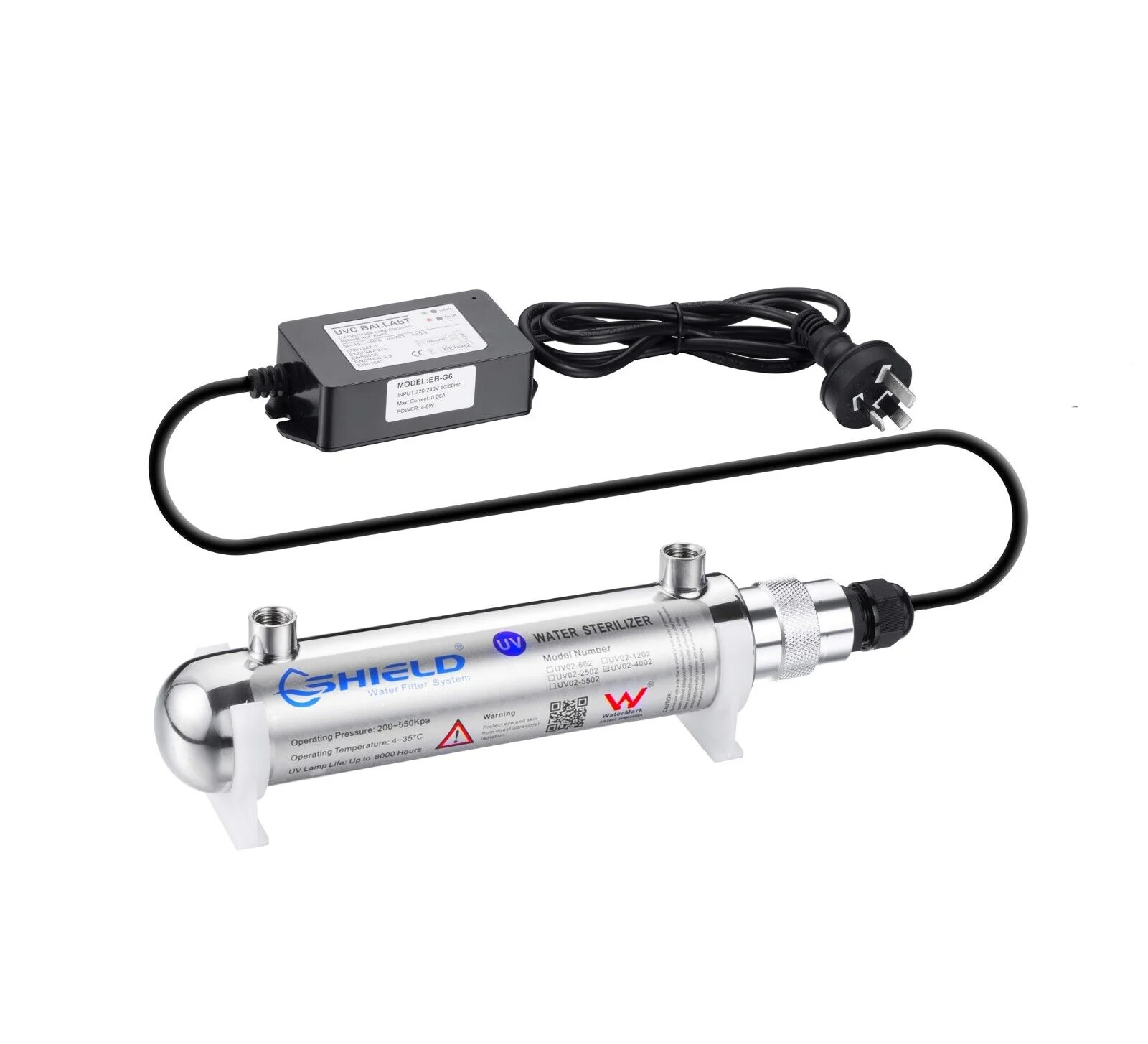 UV Water Sterilizer System, 6W